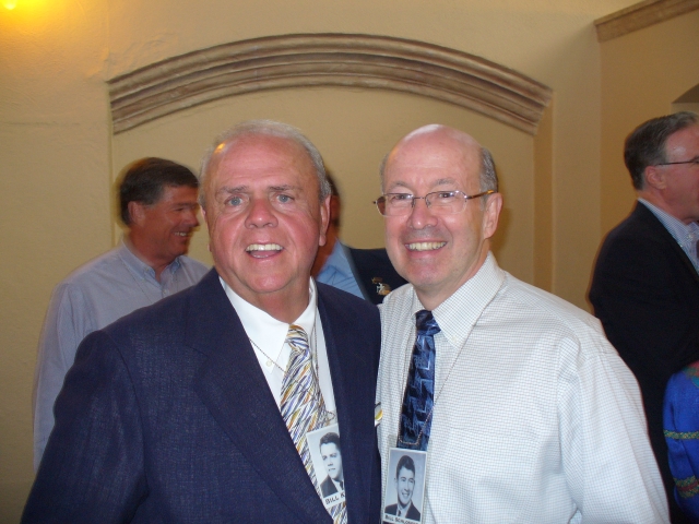 Bill Kenney and Bill Schlosser; 
good friends having a good time