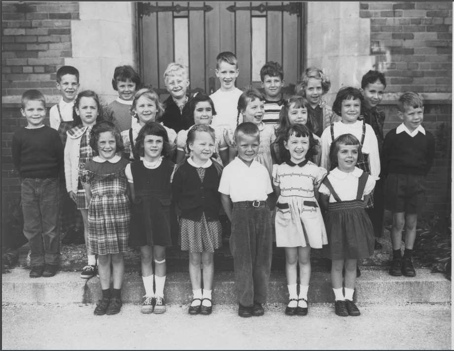 1952 Stewart School kindergarten class - thanks to John Fitzpatrick